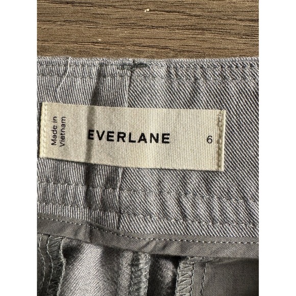 Everlane Draper tapered pants Grey Pleated High Waisted Trousers Women's 
Size 6 - Picture 7 of 12